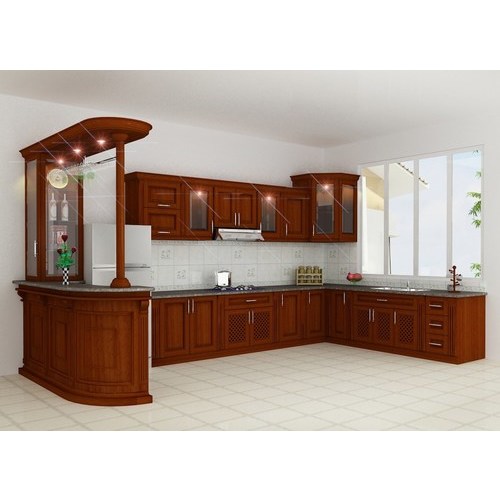 Tủ bếp gỗ công nghiệp  cao cấp giá rẻ cam kết chất lượng