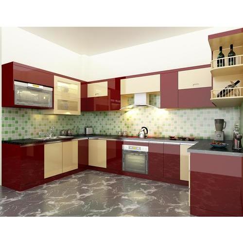 Tủ bếp gỗ laminate sang trọng đến từng đường nét