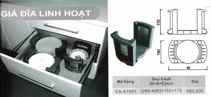 Bảo vệ đĩa tốt hơn với giá đĩa linh hoạt Cavallo