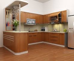 Tủ bếp gỗ sơn trắng tạo không gian sống tinh khôi